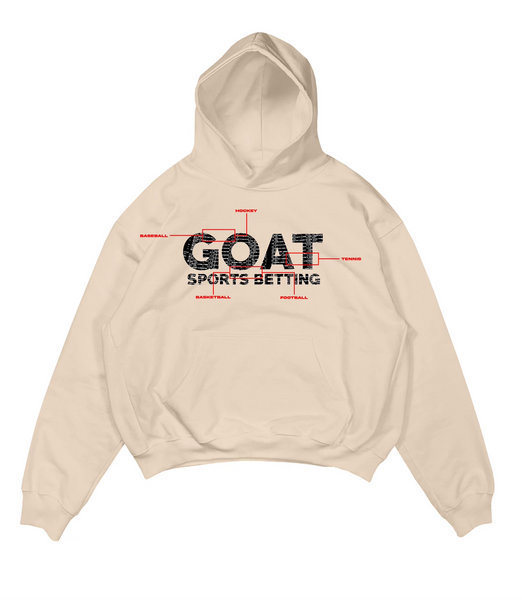 Sports Chat Hoodie - Sand